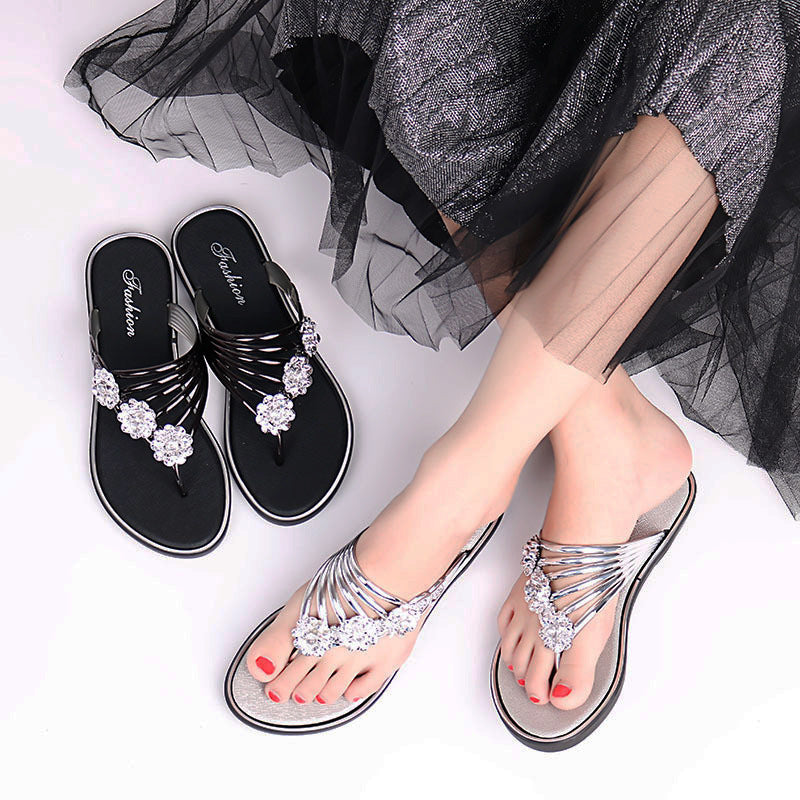Women's Summer Flat Flip-Flops Casual Light Slippers