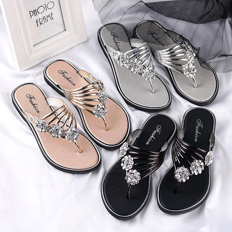 Women's Summer Flat Flip-Flops Casual Light Slippers