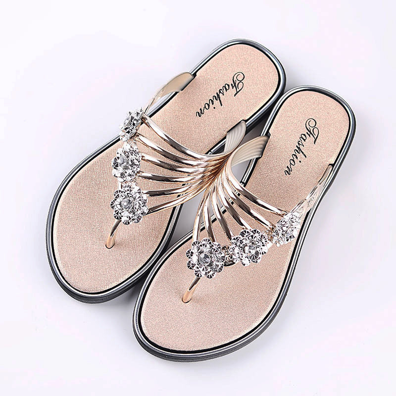 Women's Summer Flat Flip-Flops Casual Light Slippers