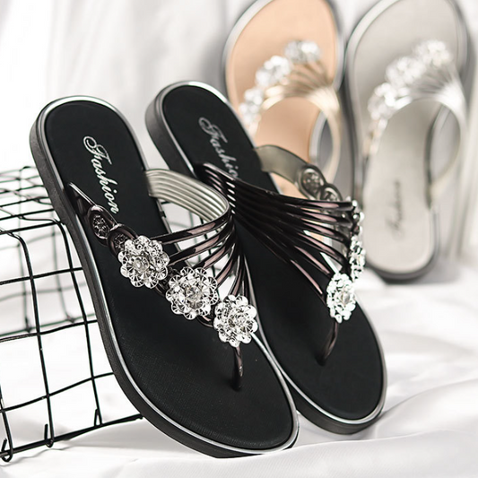Women's Summer Flat Flip-Flops Casual Light Slippers