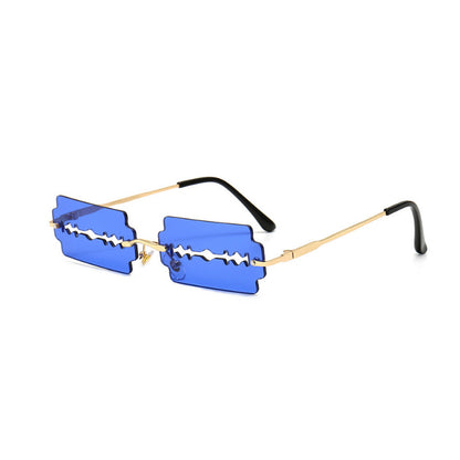 Trendy Hollow Blade Style Sunglasses for Fashionistas